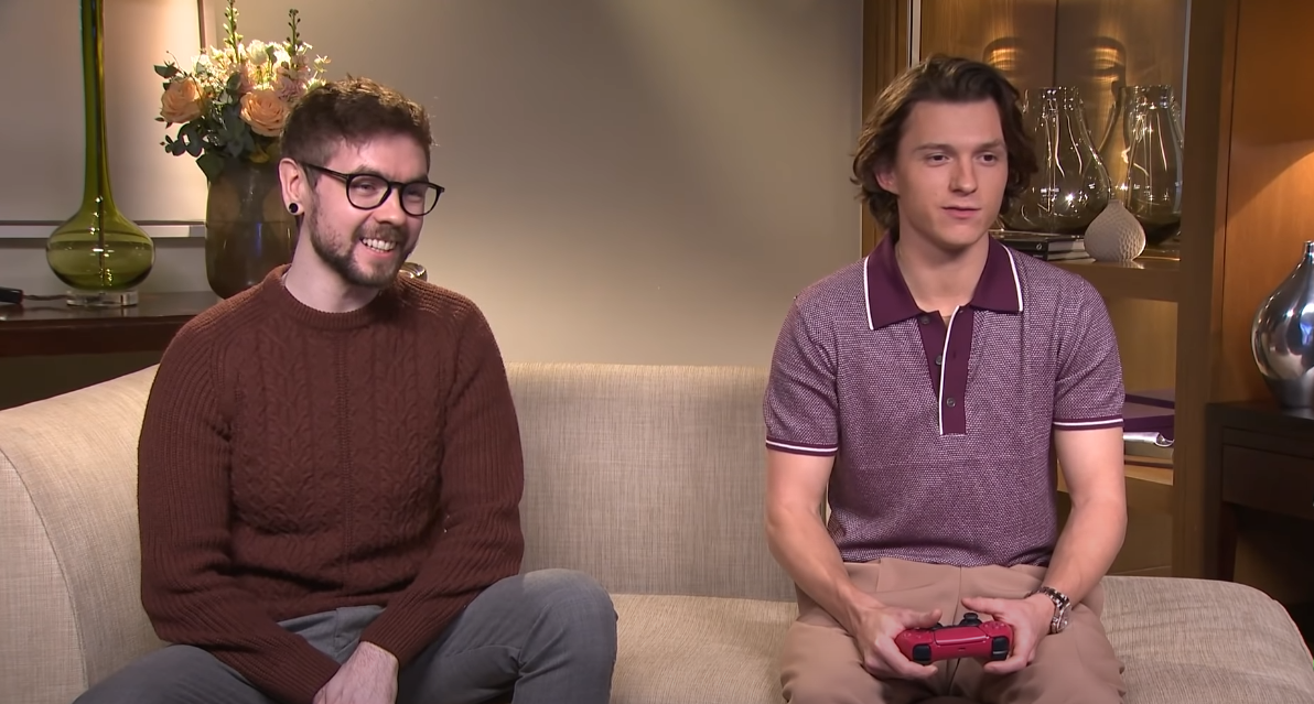 Jacksepticeye on tehnyt videon, jossa hän pelaa Spider-Man-elokuvien tähtinäyttelijän Tom Hollandin kanssa Uncharted-peliä.