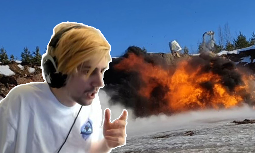 Twitch-megatähti xQc reagoi suomalaisen striimaaja Turunpugin videoon, jossa auto räjäytettiin dynamiitilla.