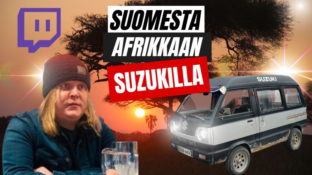 Suzukilla Nivalasta Afrikkaan - se on matkan virallinen nimi. Suomalainen striimaaja Riku "Rikyli" Ylimäki sai idean lähteä Suomesta Afrikkaan ja matkakumppaniksi valikoitui kaveri Matias, lempinimeltään Maukka.